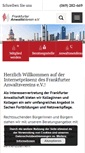 Mobile Screenshot of frankfurter-anwaltsverein.de